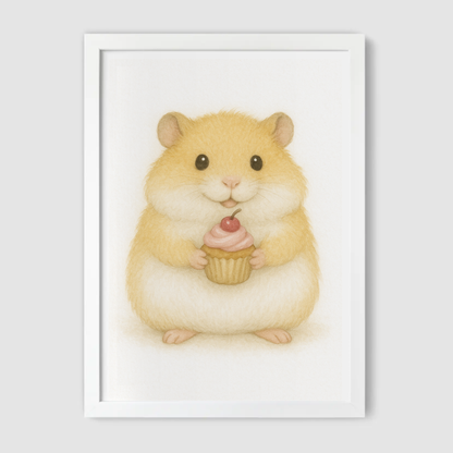Syrian Hamster Print - Cute Pets Collection