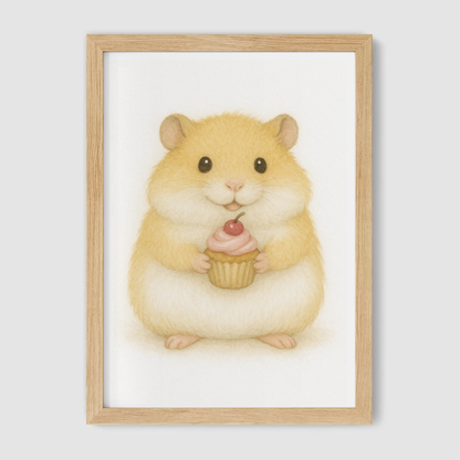 Syrian Hamster Print - Cute Pets Collection