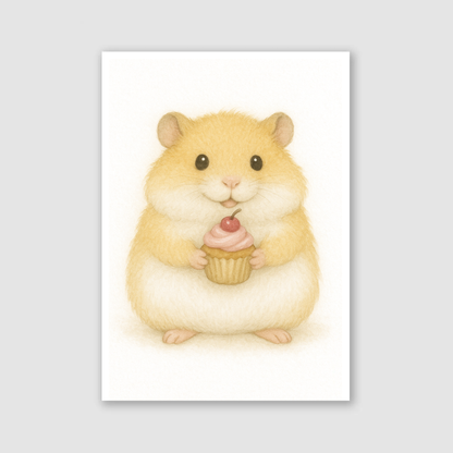 Syrian Hamster Print - Cute Pets Collection