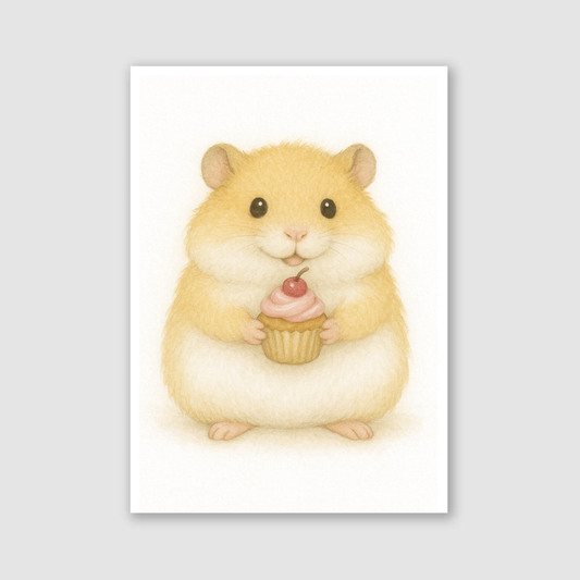 Syrian Hamster Print - Cute Pets Collection