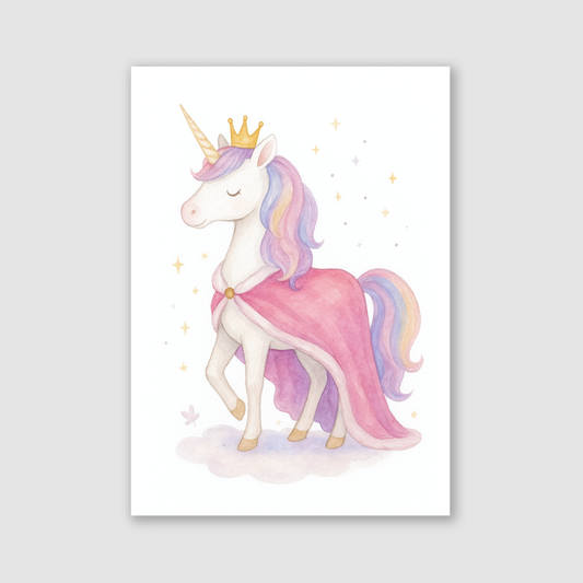 Royal Unicorn Print - Unicorns Collection
