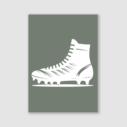 2D Rugby Boot Print - Rugby Collection