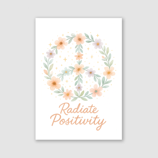 Radiate Positivity Print - Rainbows & Positivity Collection