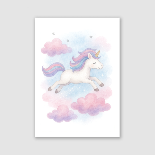 Flying Unicorn Print - Unicorns Collection