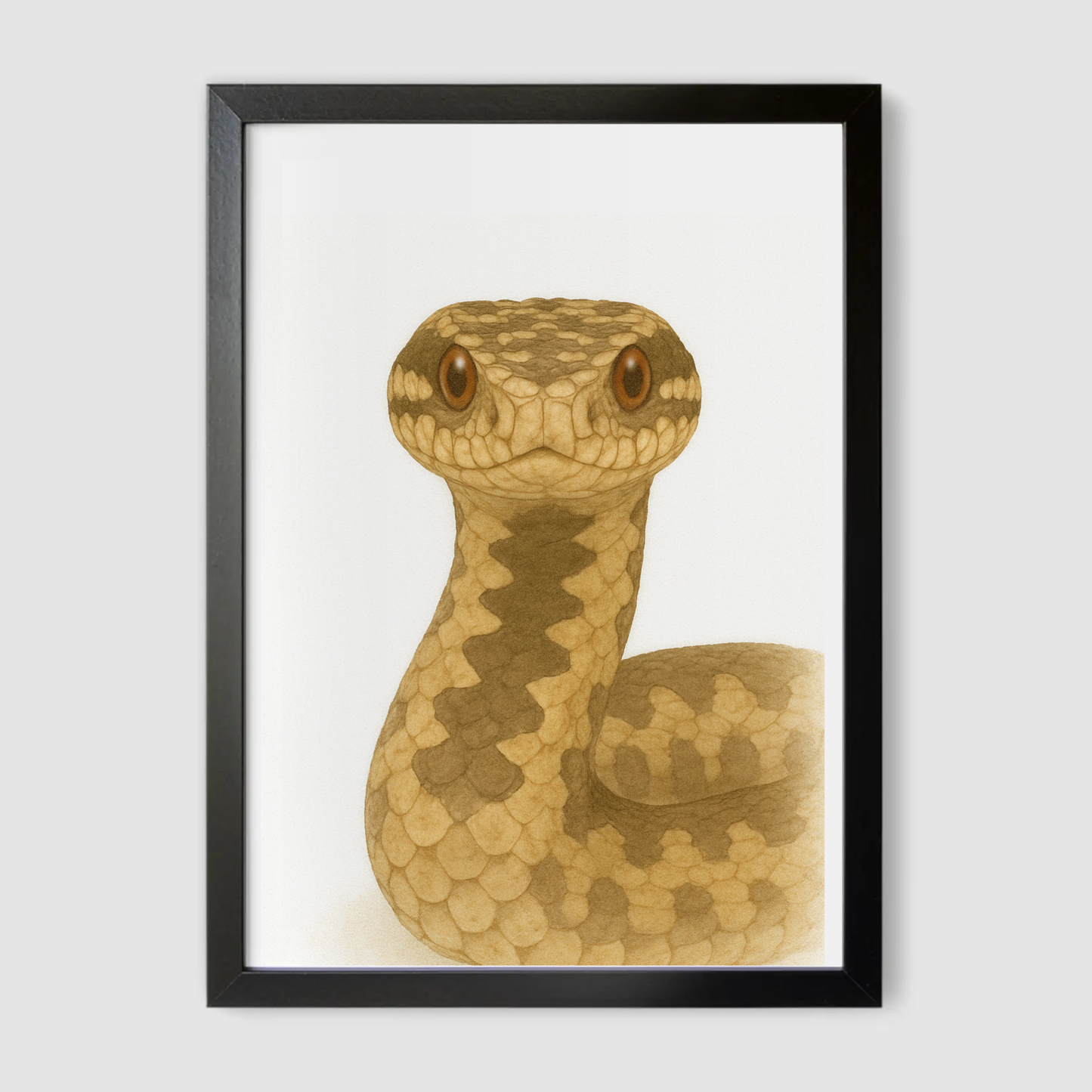 Baby Adder Nursery Print - Woodland Animal Collection