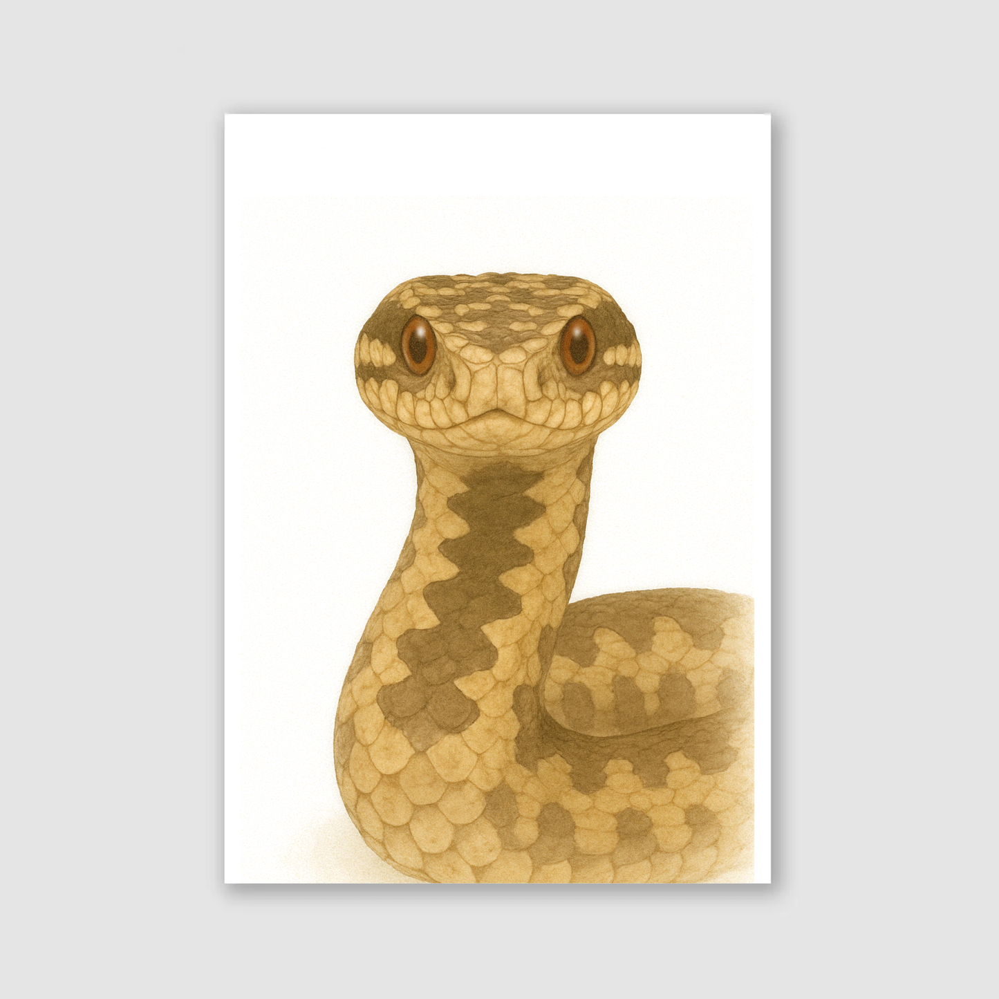 Baby Adder Nursery Print - Woodland Animal Collection