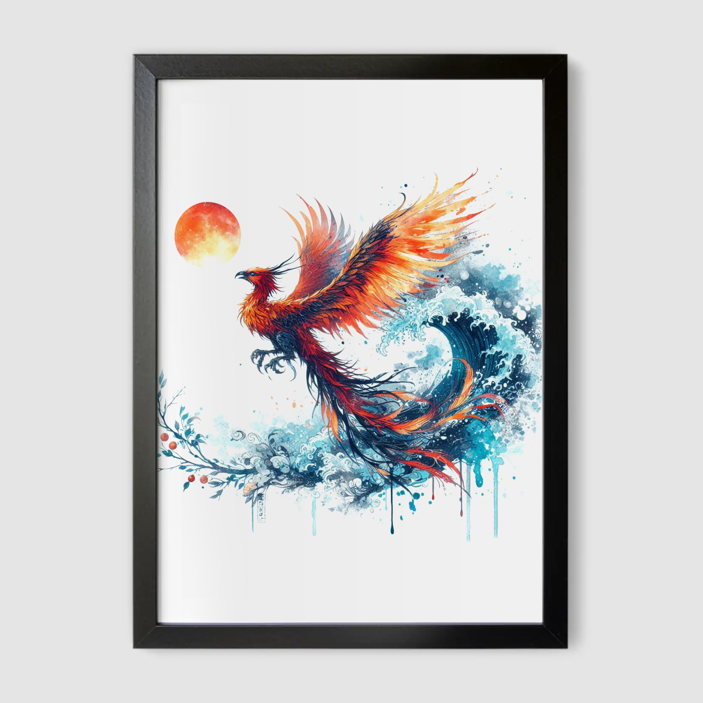 Phoenix Wave Print