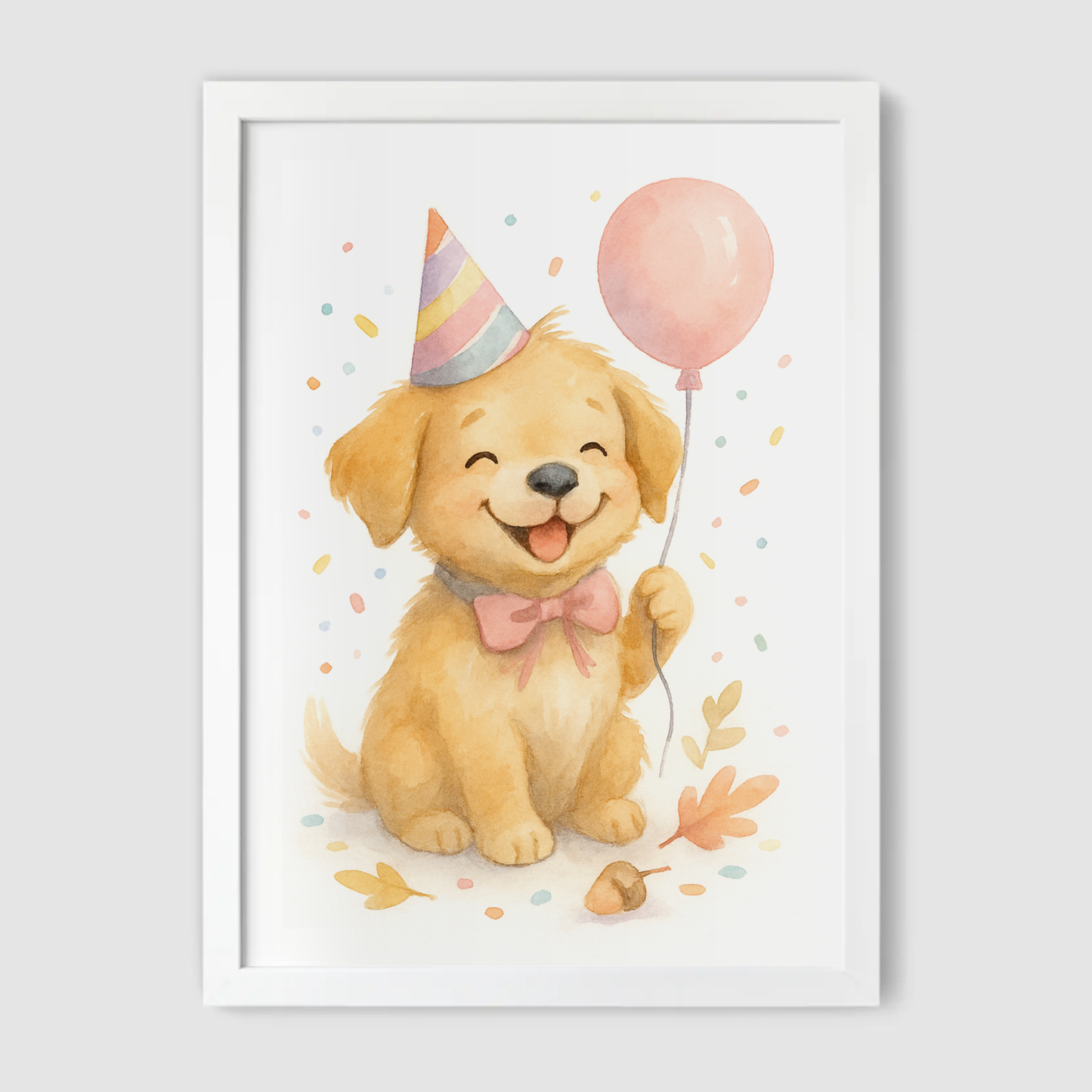 Birthday Dog Print - Cute Pets Collection