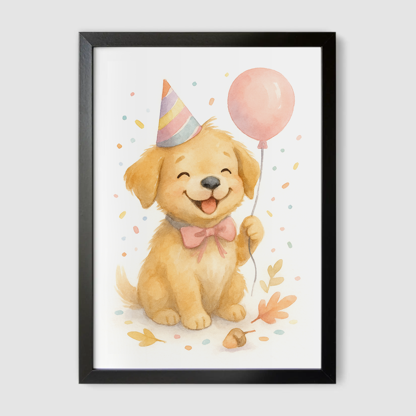 Birthday Dog Print - Cute Pets Collection