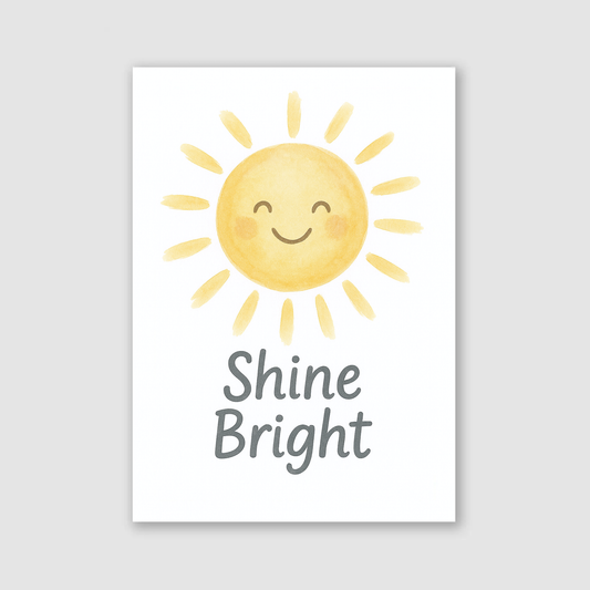 Shine Bright Print - Rainbows & Positivity Collection