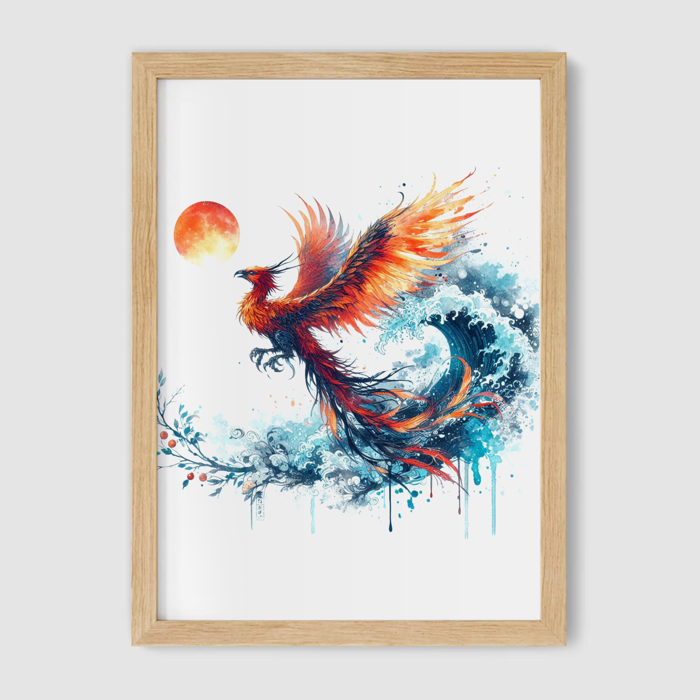 Phoenix Wave Print