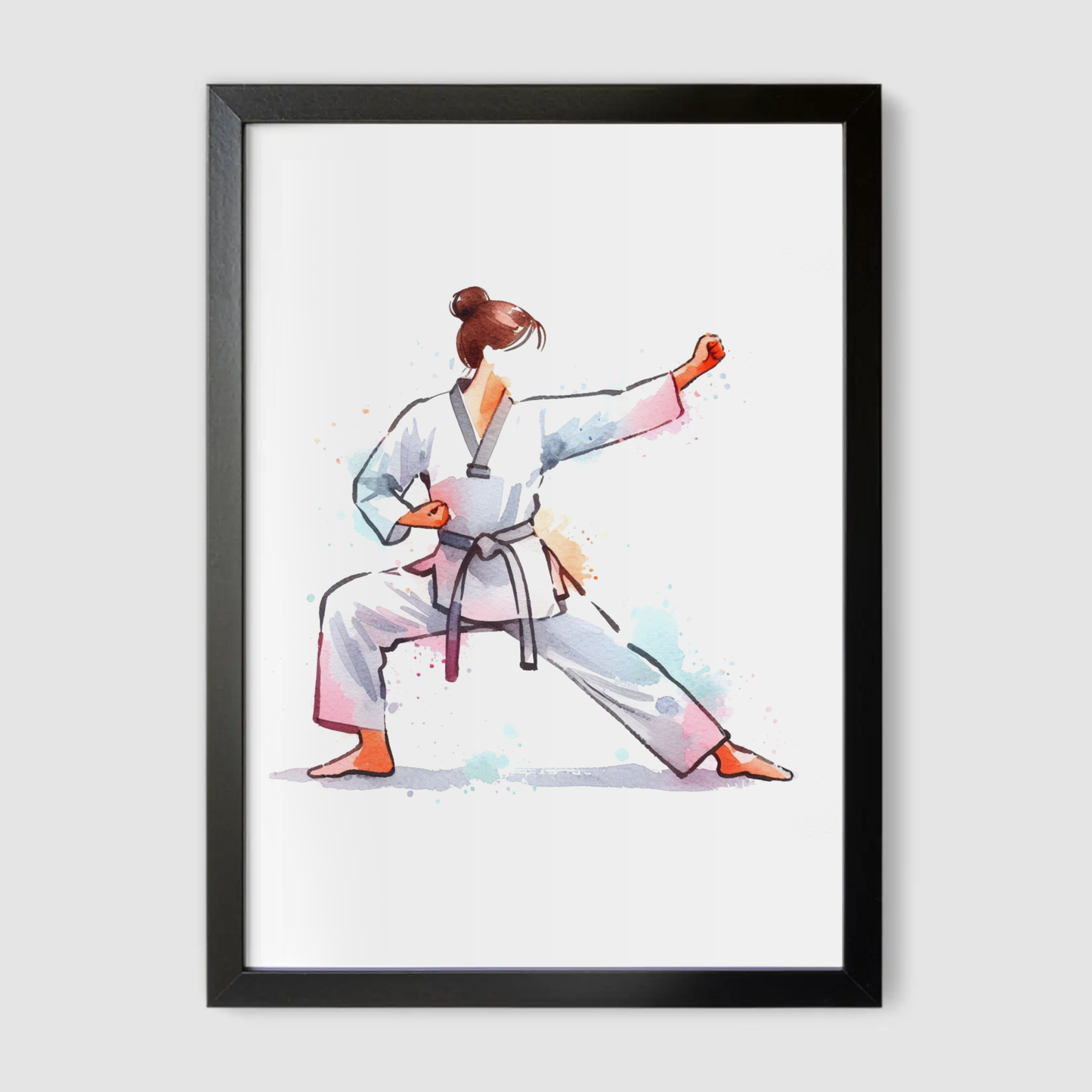 Pastel Girls Taekwondo Print - Combat Collection