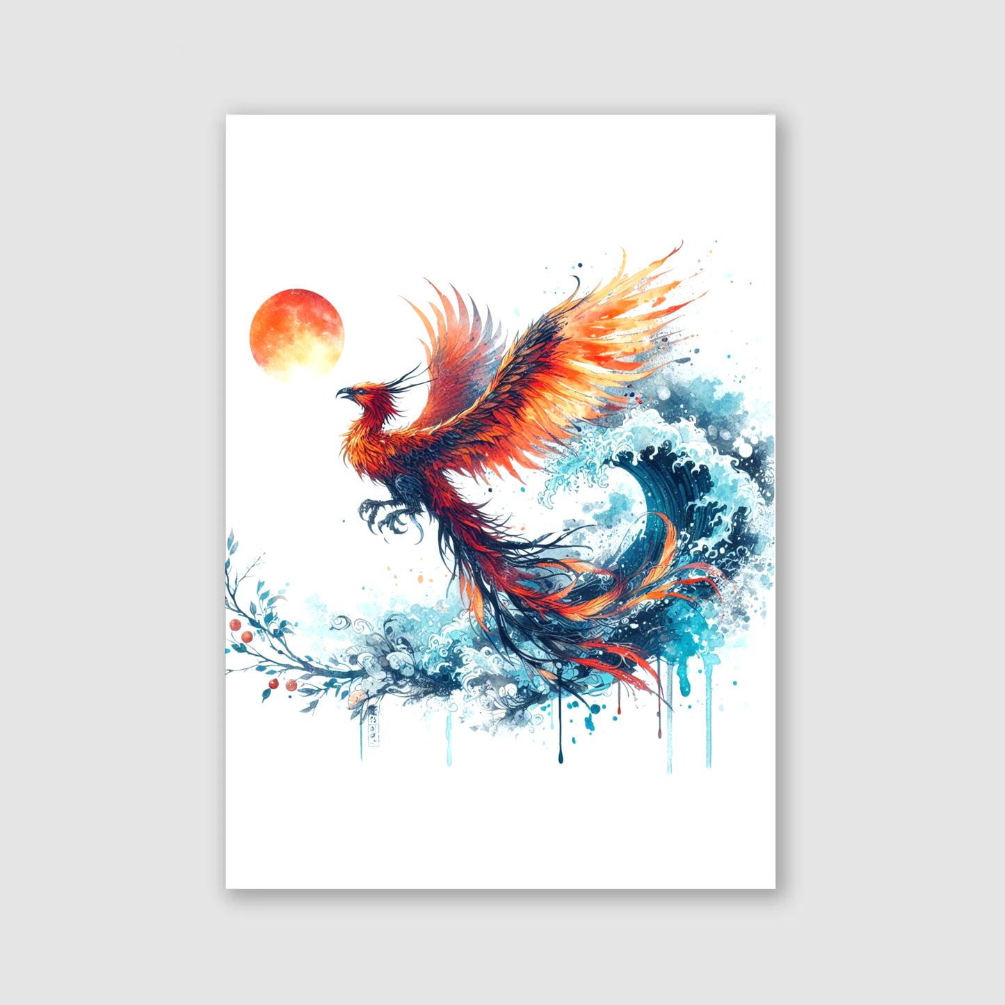 Phoenix Wave Print