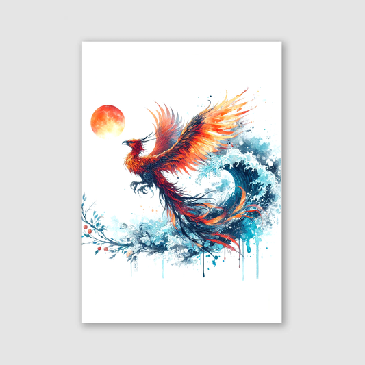 Phoenix Wave Print