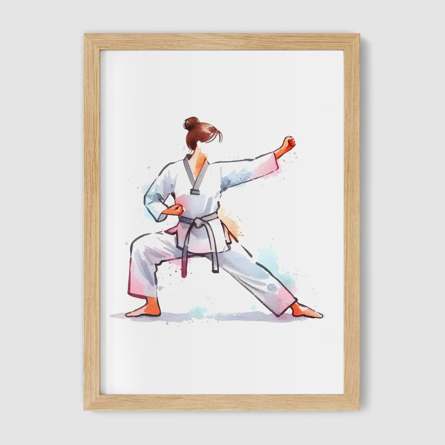Pastel Girls Taekwondo Print - Combat Collection