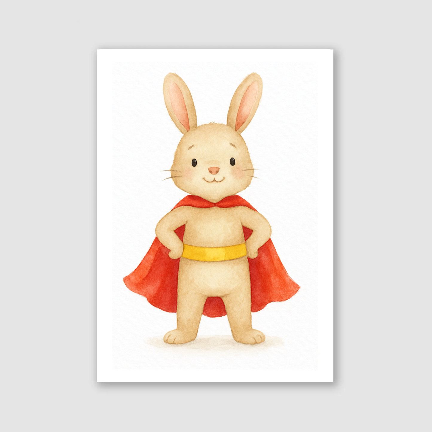 Superhero Rabbit Print - Superhero Collection