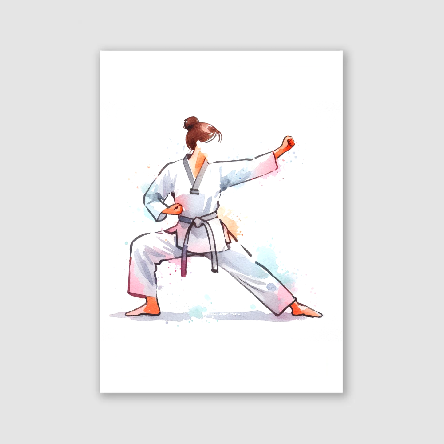Pastel Girls Taekwondo Print - Combat Collection