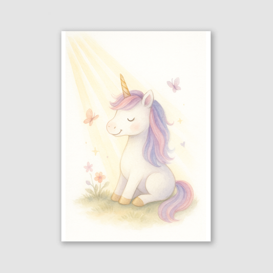 Unicorn Sunbeam Print - Unicorns Collection