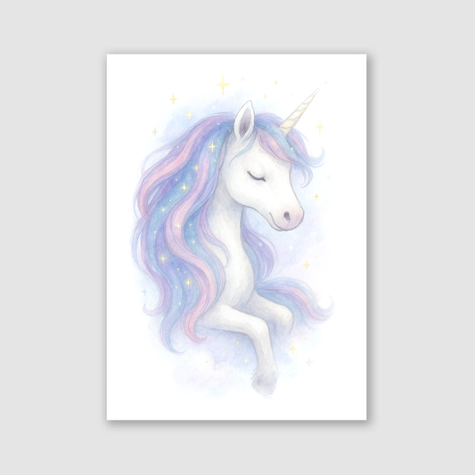 Unicorn Stars Print - Unicorns Collection