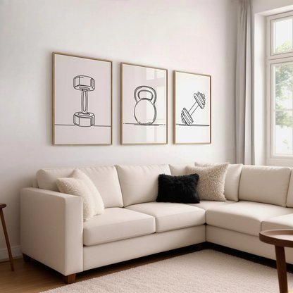Minimalist Weights Print Set