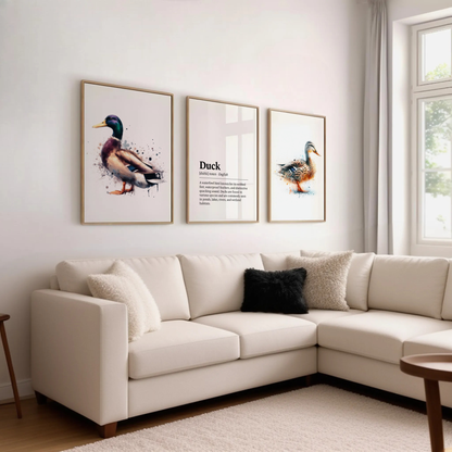 Duck Definition Print Set