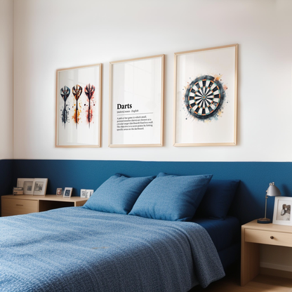Darts Definition Print Set