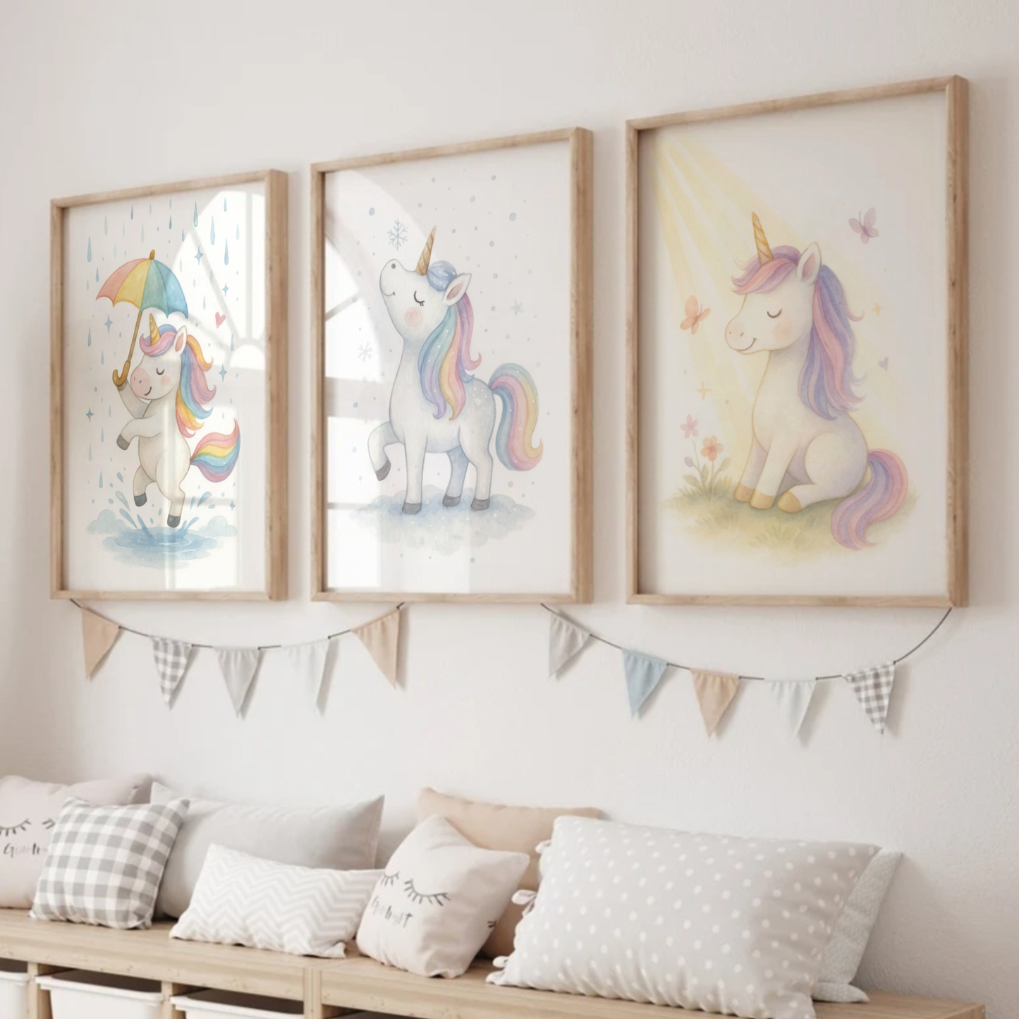 Weather Wonders Unicorn Print Set - Unicorns Collection Set of 3