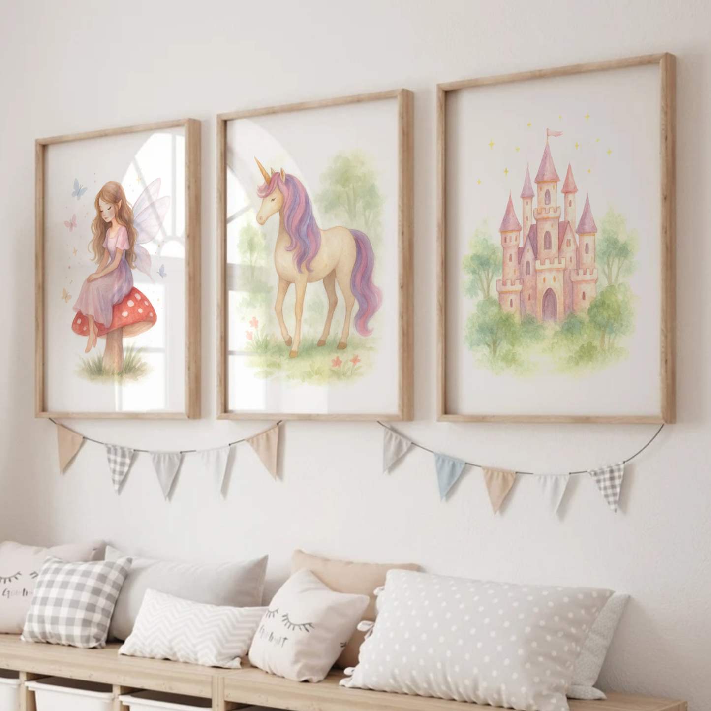 Enchanted Forest Friends Print Set - Fairytale Collection Set of 3