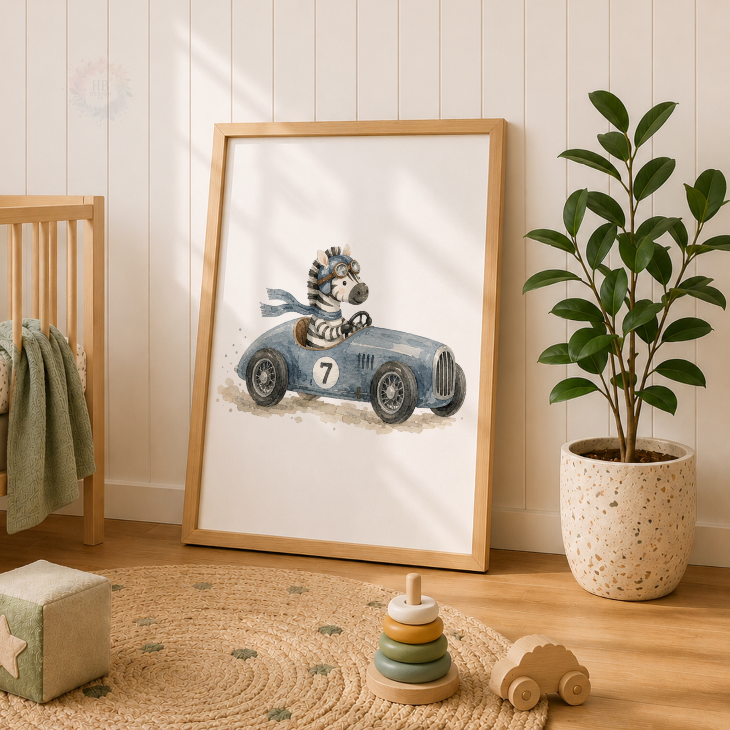 Vintage Tractor Wall Art Set – Green Red & Yellow Farm Nursery Prints (Copy)