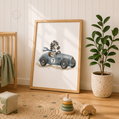 Vintage Tractor Wall Art Set – Green Red & Yellow Farm Nursery Prints (Copy)