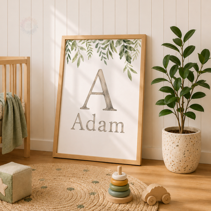 Wild & Free – Personalised Set of 3 Safari Animal Nursery Prints