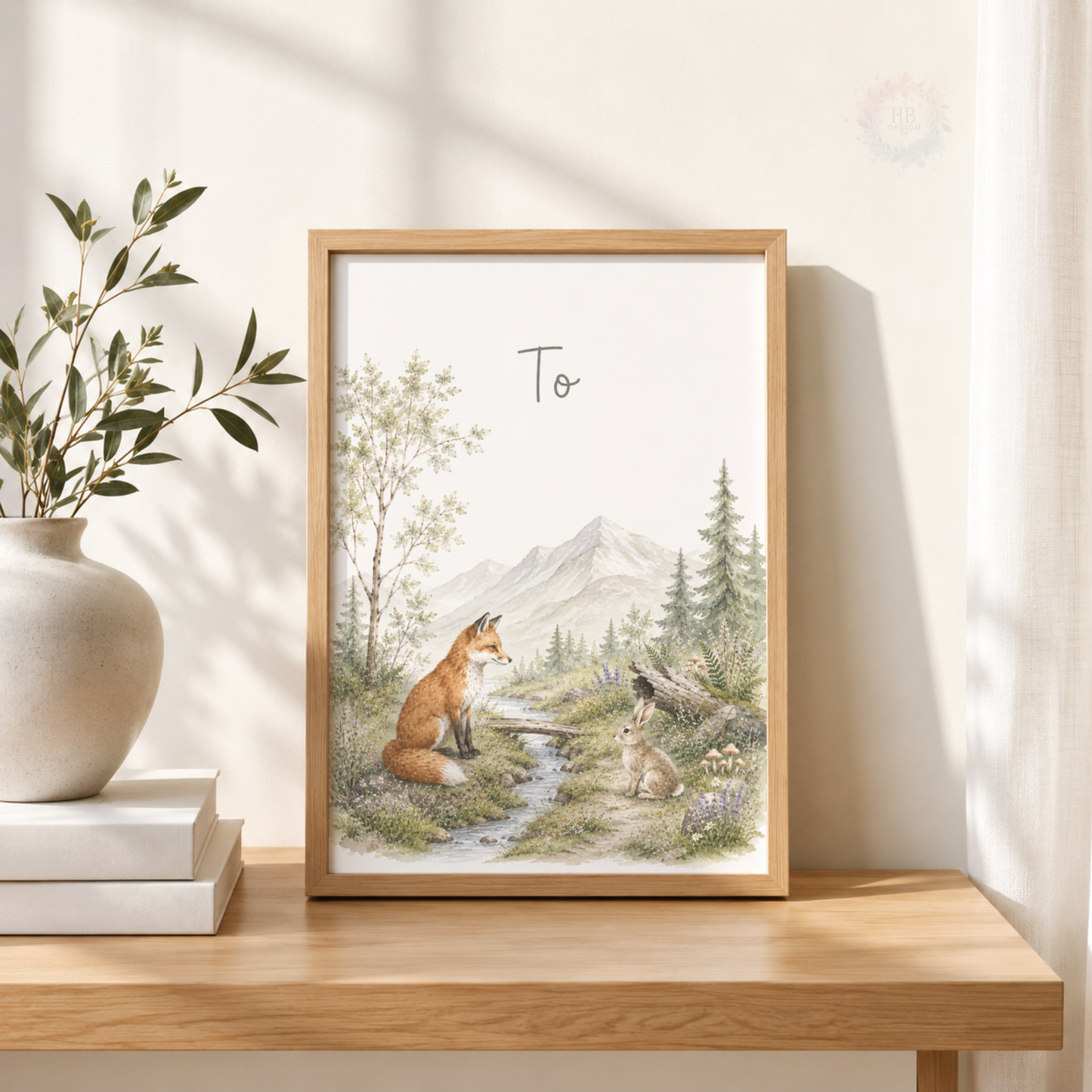 Woodland Animal Nursery Prints – Set of 3 Born to Explore Forest Wall Art