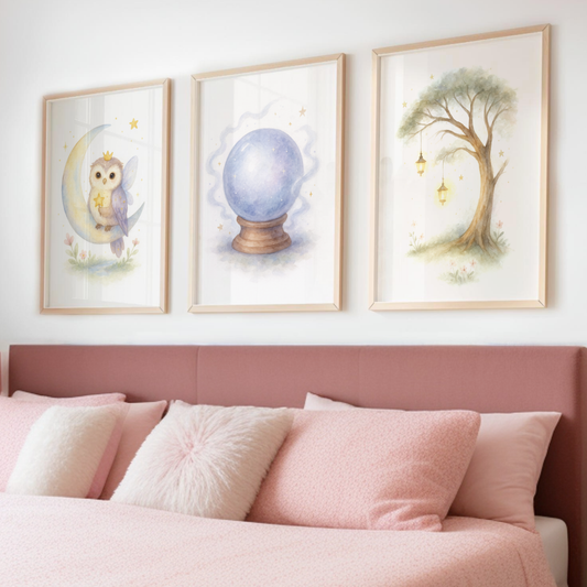 Moonlit Magic Print Set - Fairytale Collection Set of 3