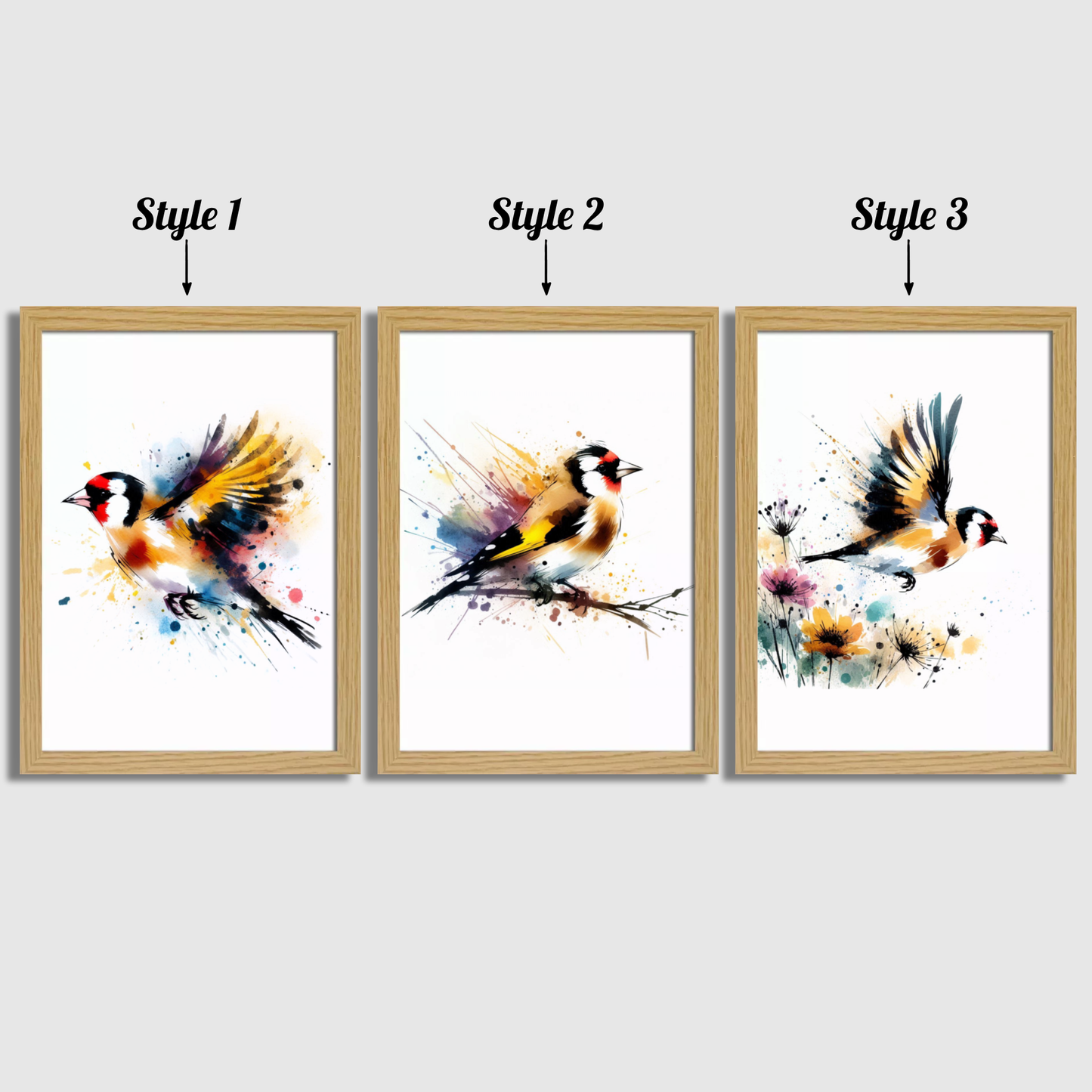 Goldfinch Print Set