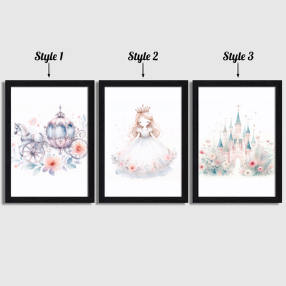 Princess Nursery Print Set