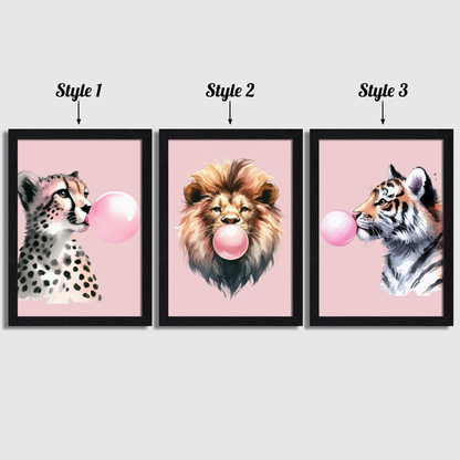 Pink Animal Print Set