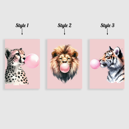 Pink Animal Print Set