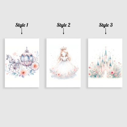 Princess Nursery Print Set