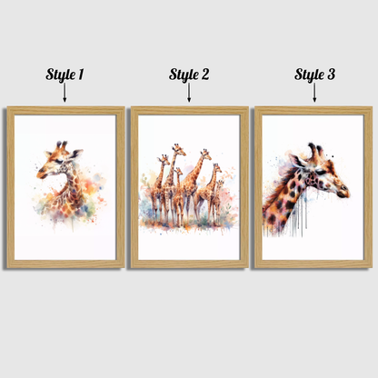 Giraffe Print Set