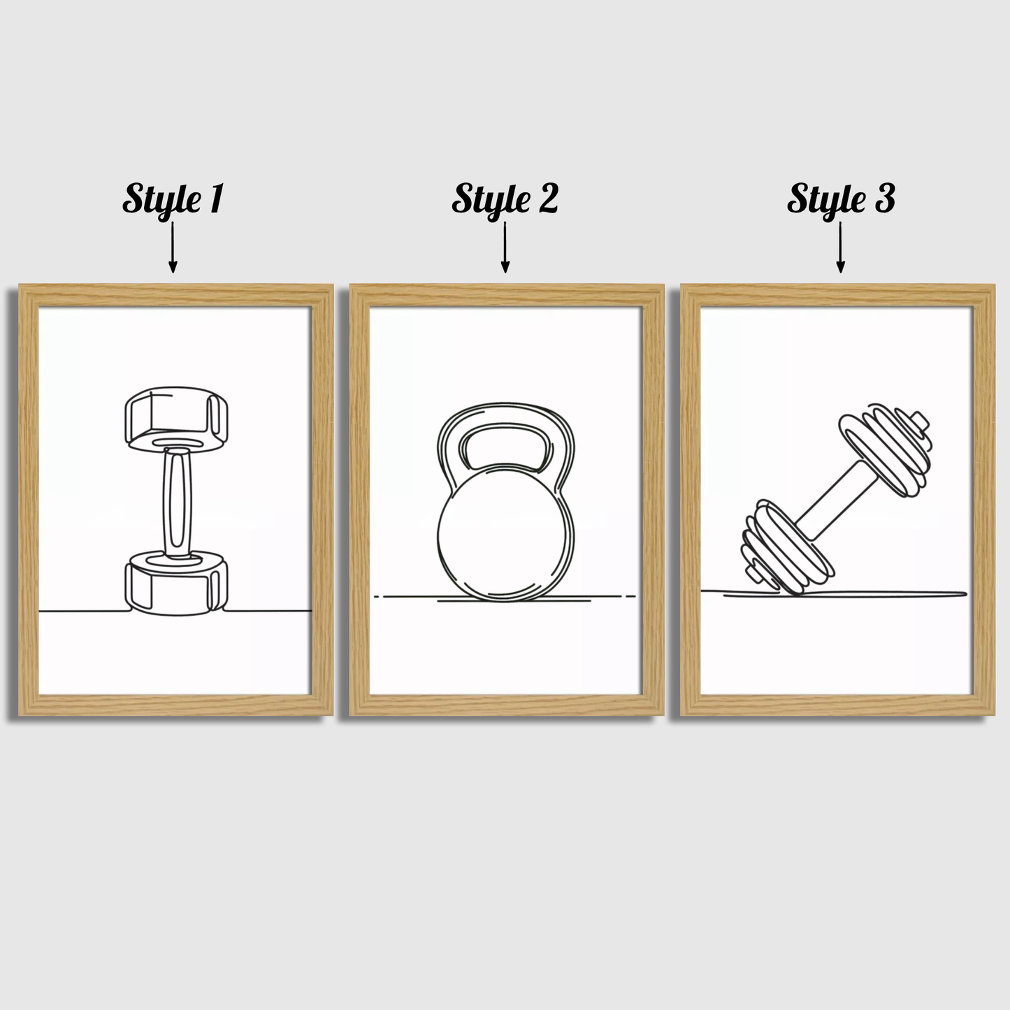 Minimalist Weights Print Set