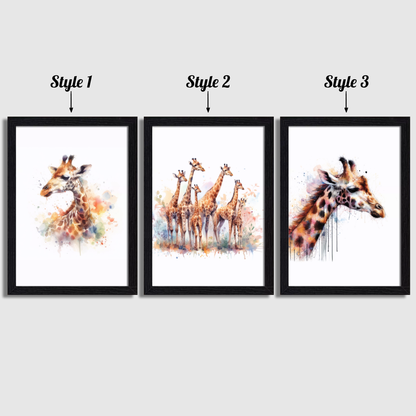 Giraffe Print Set