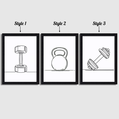 Minimalist Weights Print Set