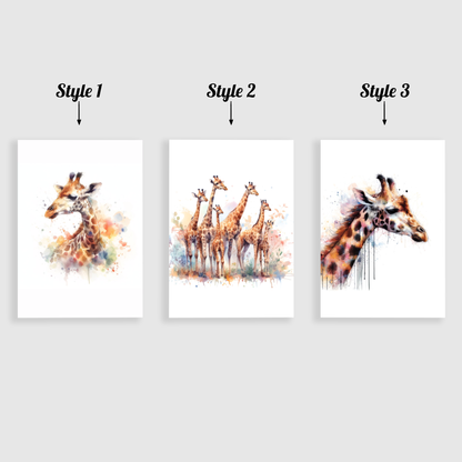 Giraffe Print Set
