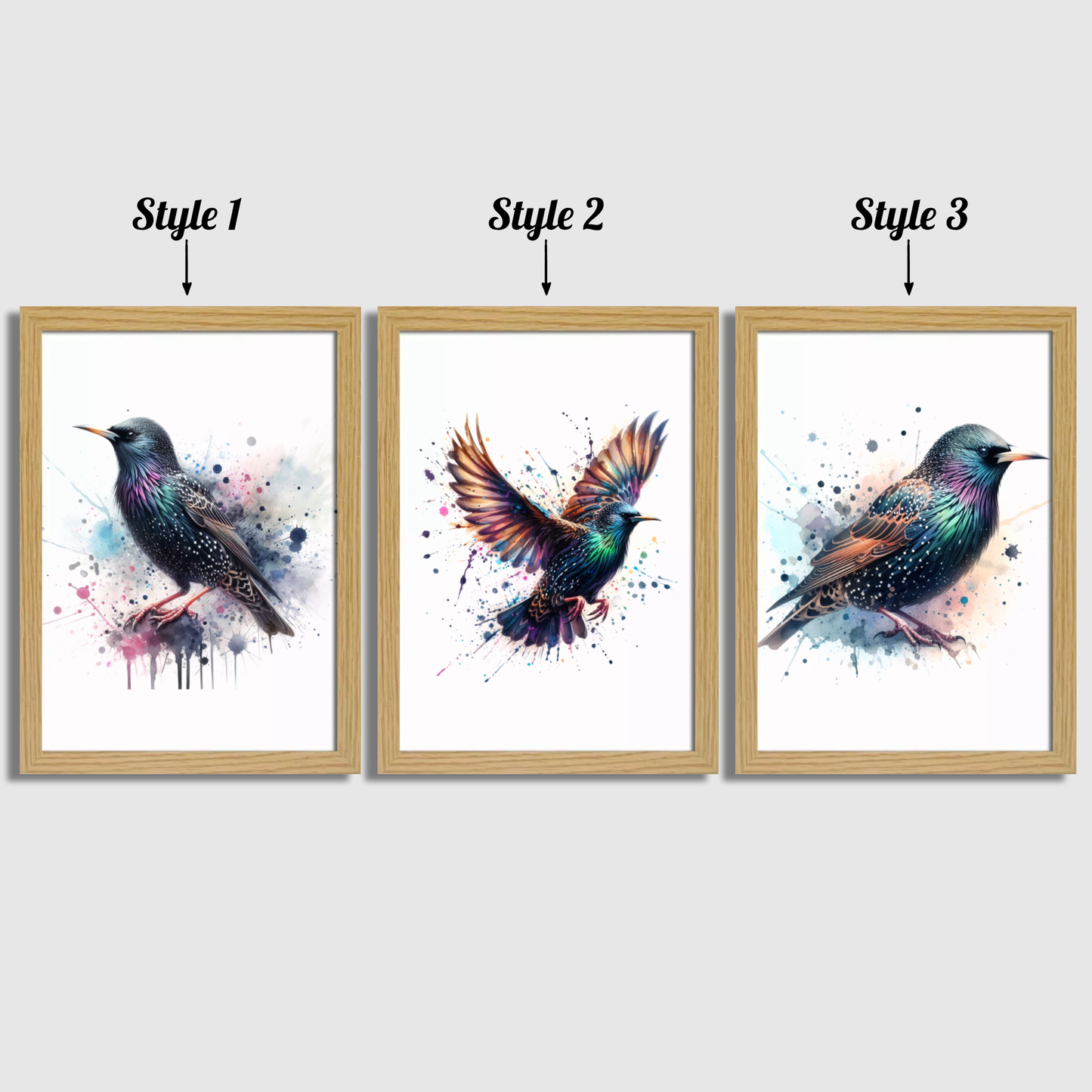 Starling Print Set