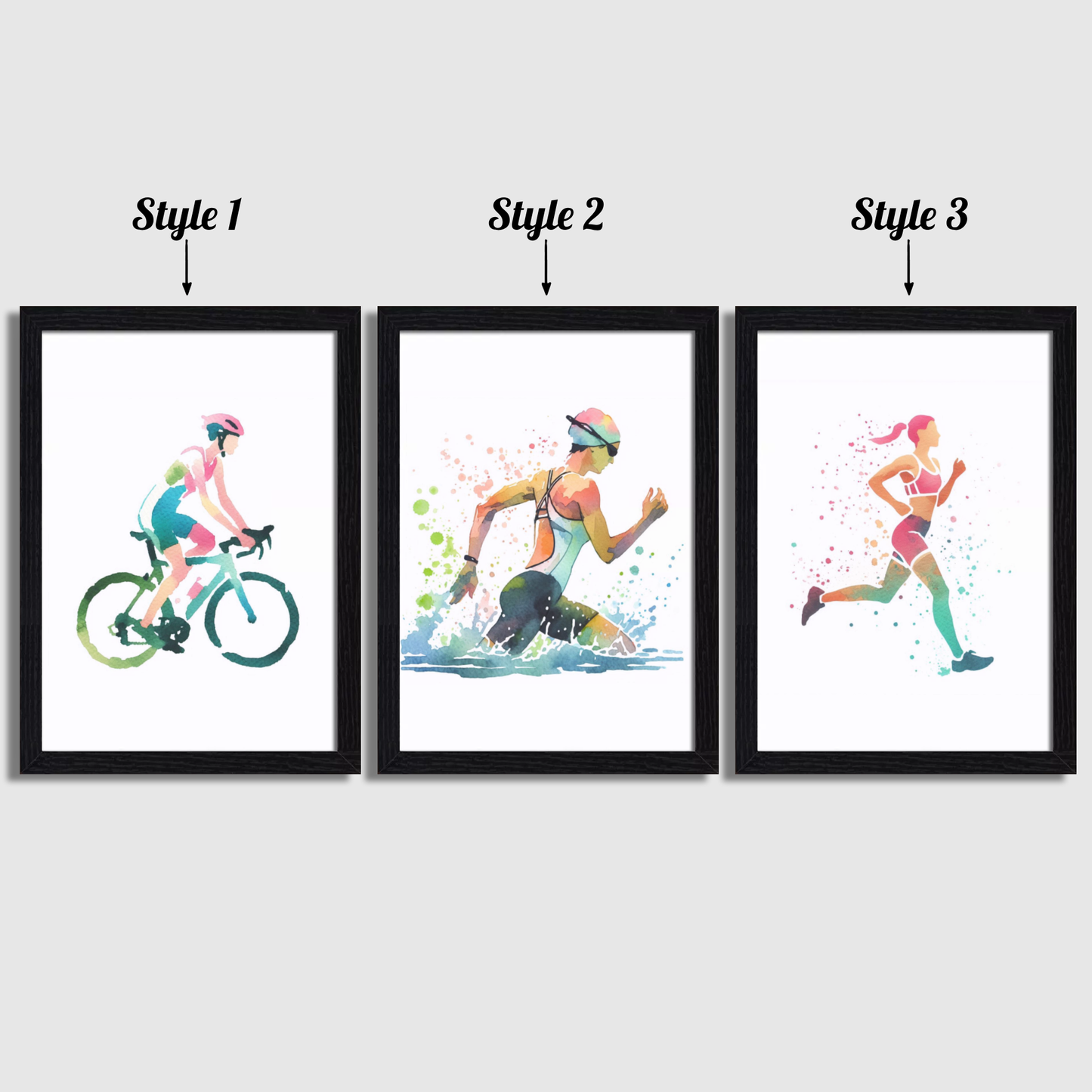 Womens Triathlon Print Set