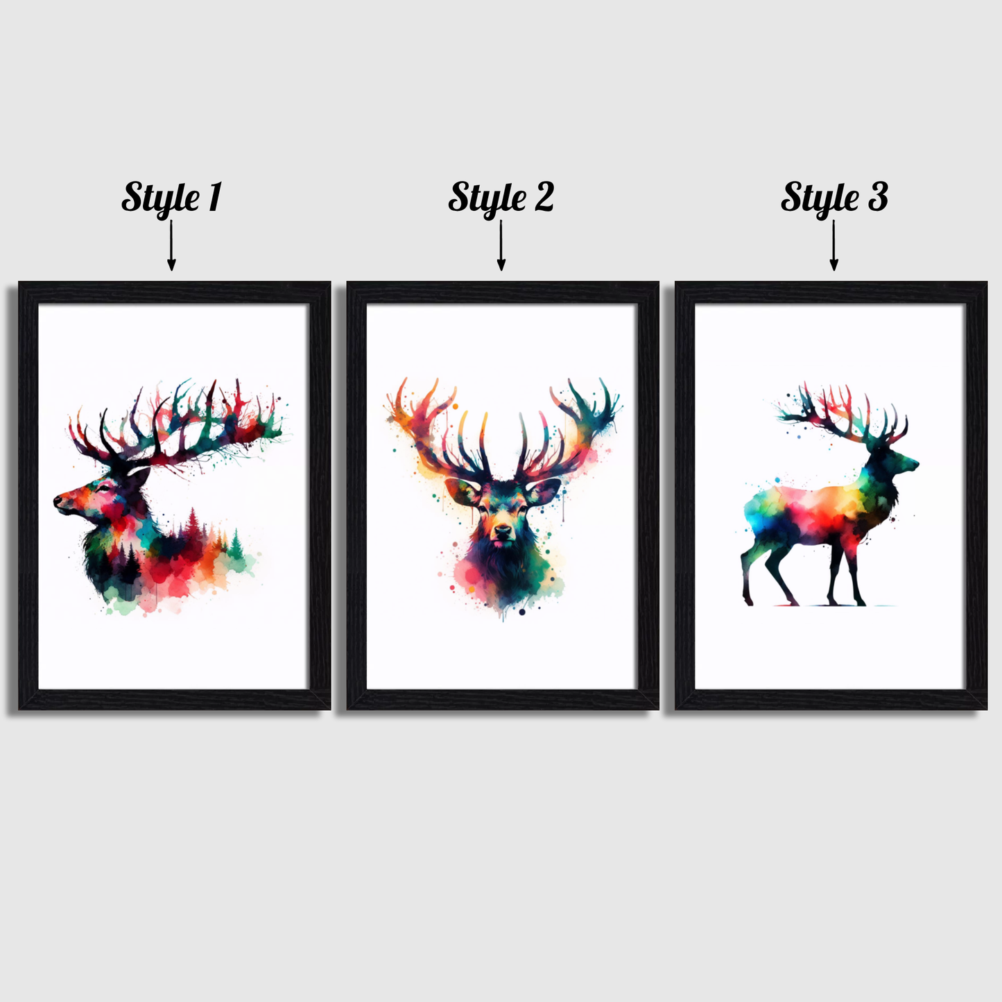 Deer Print Set