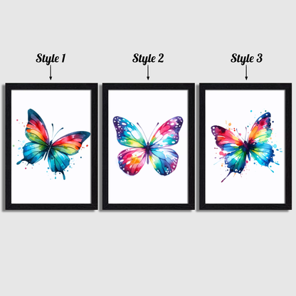 Colourful Butterfly Print Set