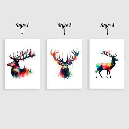 Deer Print Set