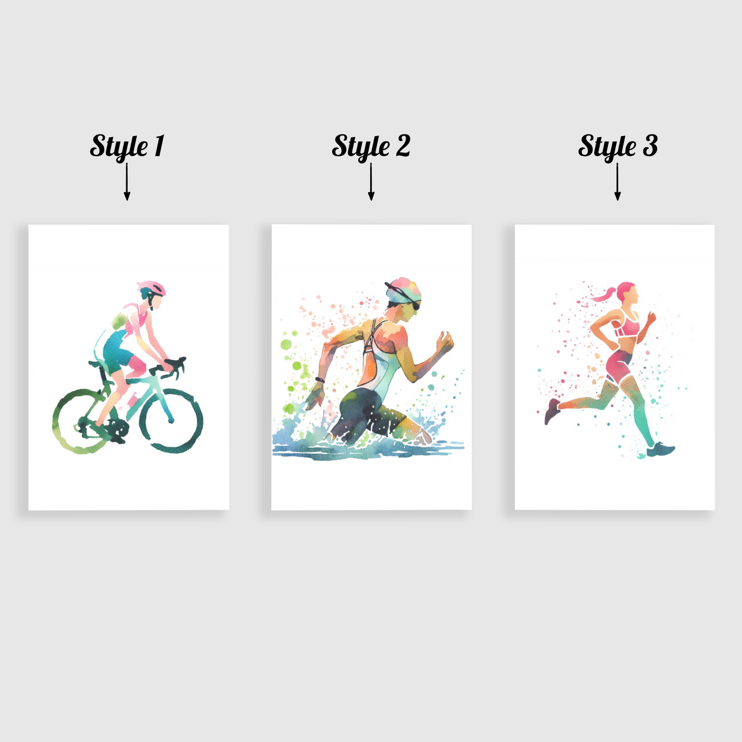 Womens Triathlon Print Set
