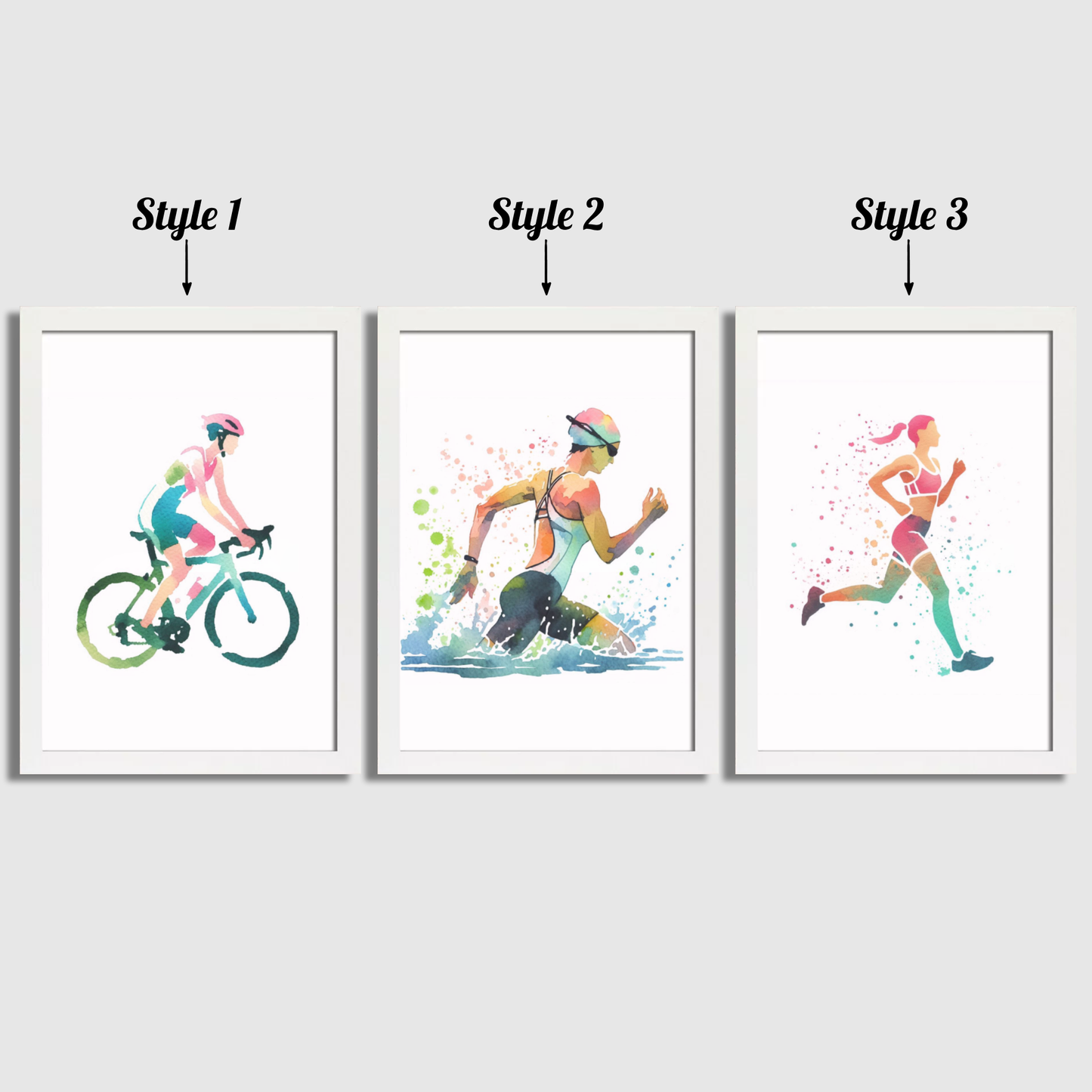 Womens Triathlon Print Set